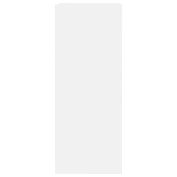 Valkoinen kirjahylly Kourous 40x30x76,5cm (engineered wood)