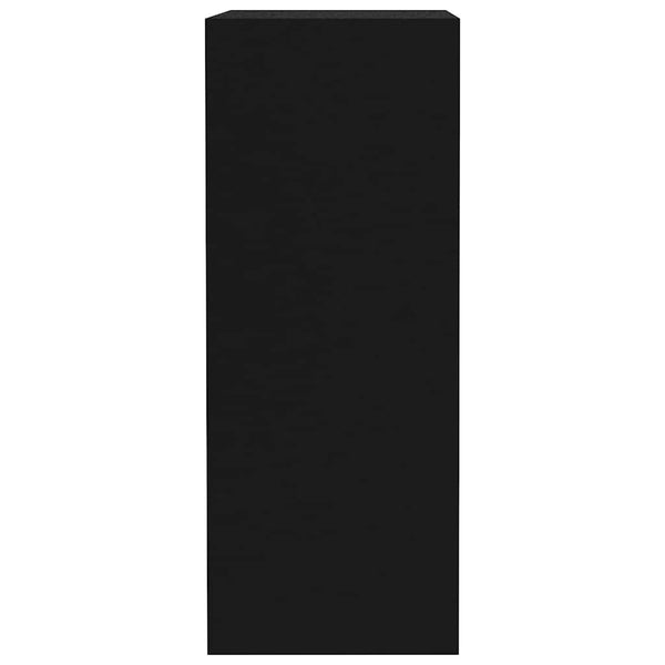 Musta kirjahylly Kourous 40x30x76,5cm (puinen)