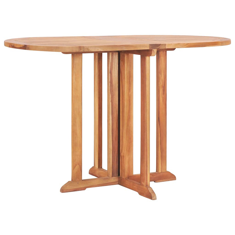 Kokoontaittuva perhosulkopöytä Dov 120x70x75cm (tiikki)
