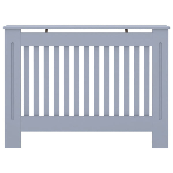 Lämpöpatterin suoja antrasiitti 112x19x81,5 cm MDF