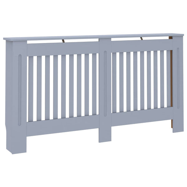 Lämpöpatterin suoja antrasiitti 152x19x81,5 cm MDF