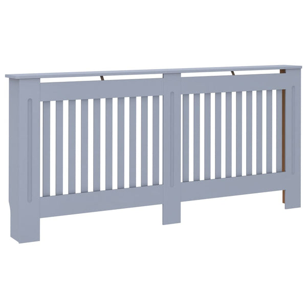 Lämpöpatterin suoja antrasiitti 172x19x81,5 cm MDF