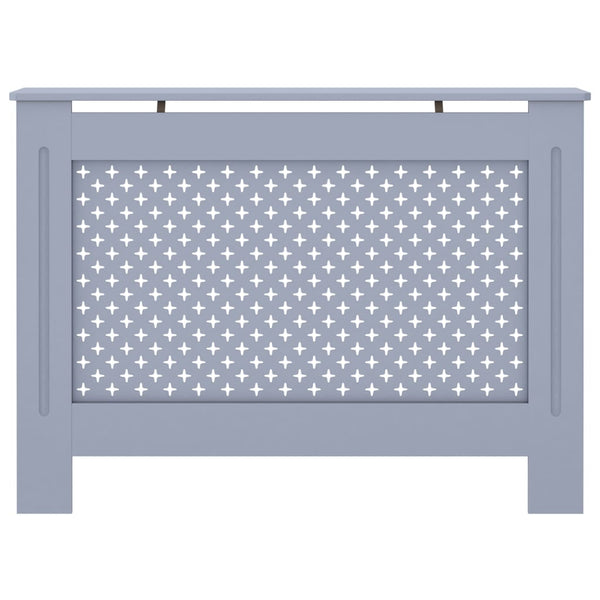 Lämpöpatterin suoja antrasiitti 112x19x81,5 cm MDF