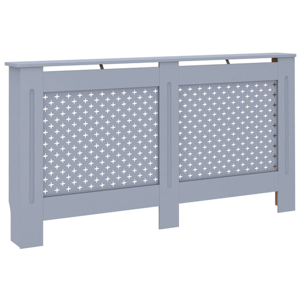 Lämpöpatterin suoja antrasiitti 152x19x81,5 cm MDF