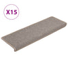 Porrasmatot 15 kpl 65x21x4 cm vaaleanruskea