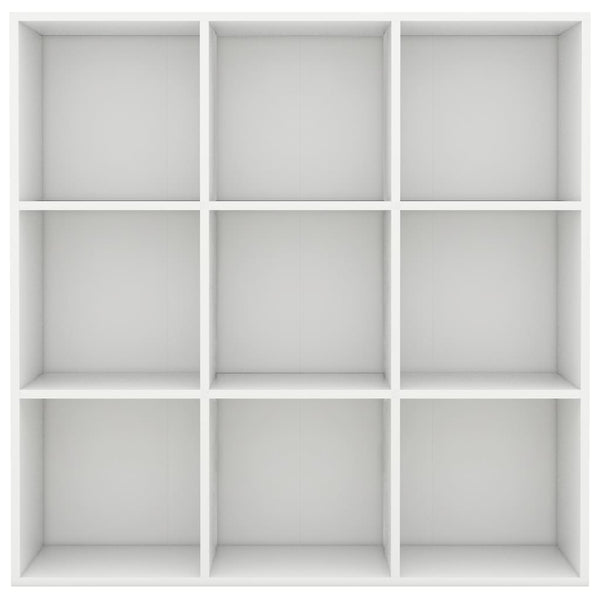 Kirjahylly valkoinen 98x29x97,5 cm tekninen puu