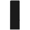 Säilytyskaappi musta 60x29,5x90 cm tekninen puu