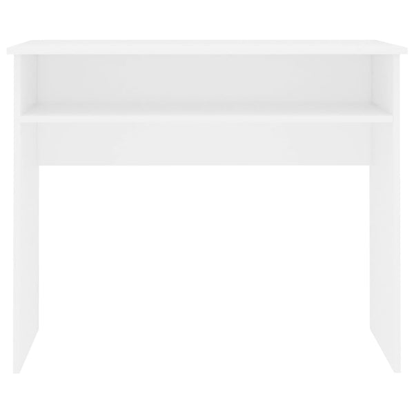 Työpöytä valkoinen 90x50x74 cm tekninen puu