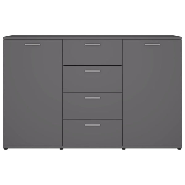 Senkki harmaa 120x35,5x75 cm tekninen puu