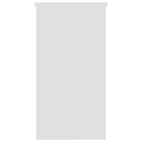 Työpöytä valkoinen 80x40x75 cm tekninen puu