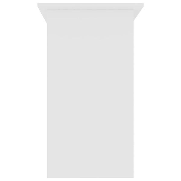 Työpöytä valkoinen 80x45x74 cm tekninen puu