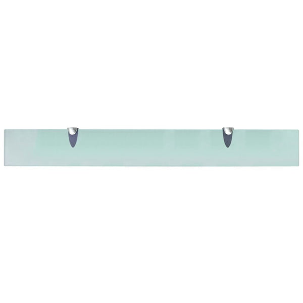 Kelluvat hyllyt 2 kpl lasi 80x10 cm 8 mm