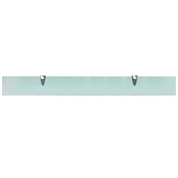 Kelluvat hyllyt 2 kpl lasi 90x10 cm 8 mm