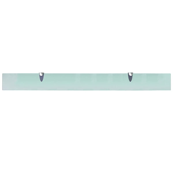 Kelluvat hyllyt 2 kpl lasi 100x10 cm 8 mm