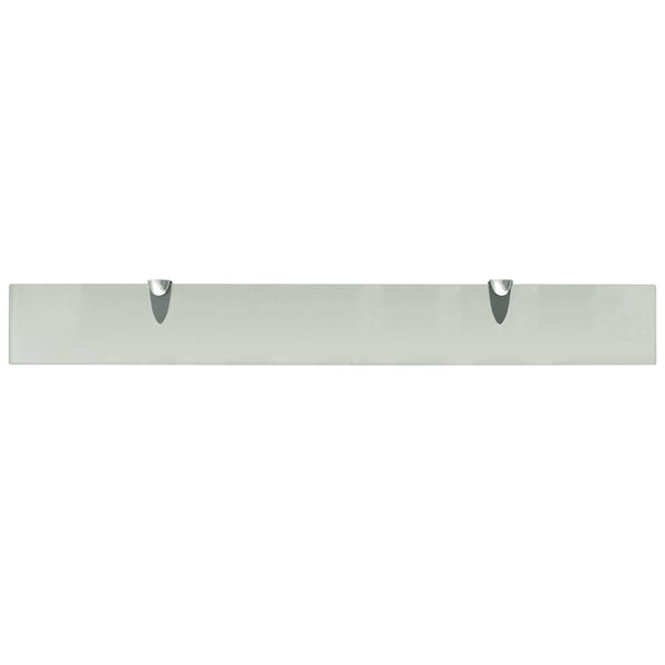 Kelluvat hyllyt 2 kpl lasi 80x10 cm 8 mm