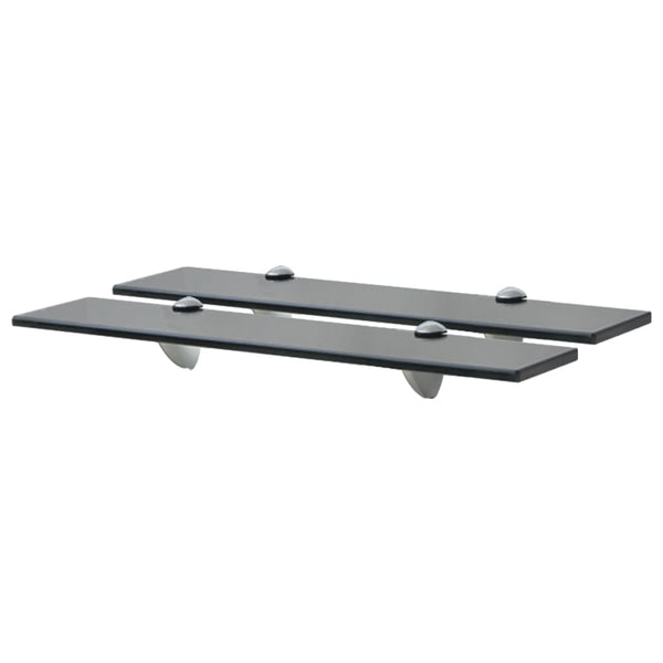 Kelluvat hyllyt 2 kpl lasi 50x20 cm 8 mm