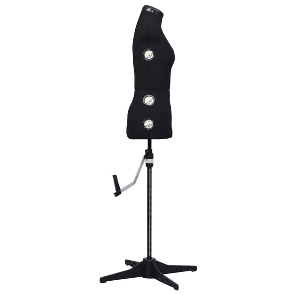 Säädettävä mallinukke nainen musta S koko 33-40