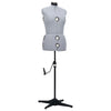 Säädettävä mallinukke nainen harmaa M koko 40-46
