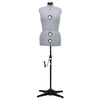 Säädettävä mallinukke nainen harmaa M koko 40-46