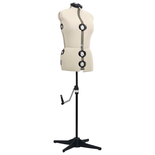 Säädettävä mallinukke nainen kerma M koko 40-46