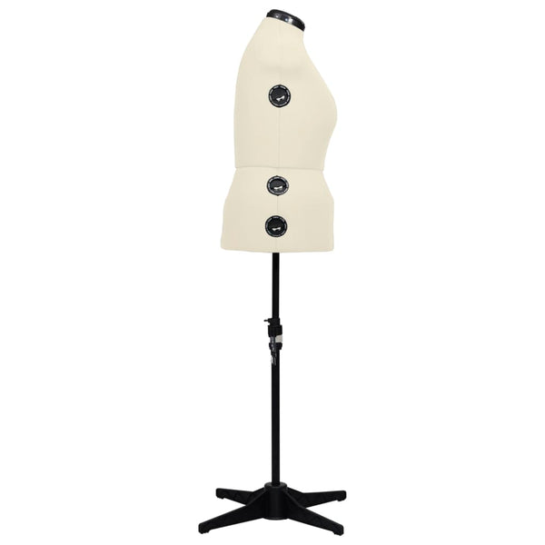 Säädettävä mallinukke nainen kerma L koko 44-50