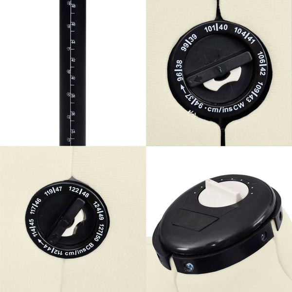 Säädettävä mallinukke nainen kerma L koko 44-50