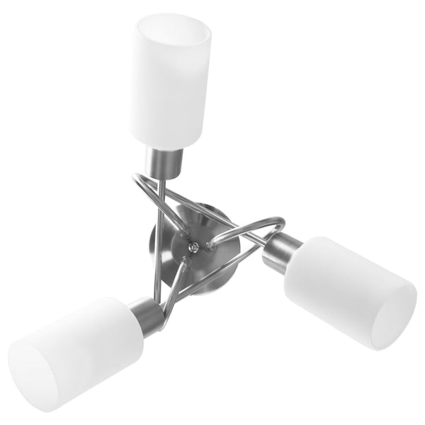 Kattovalaisin keraamisilla varjostimilla 3:lle E14 lampulle