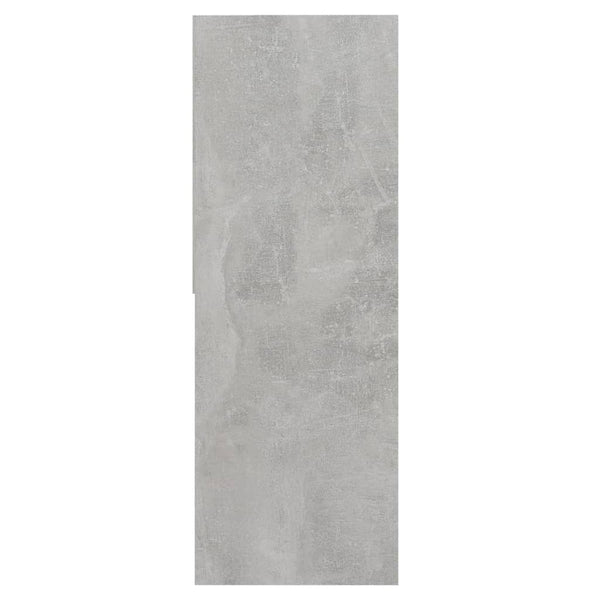Kirjahylly betoninharmaa 67x24x161 cm tekninen puu