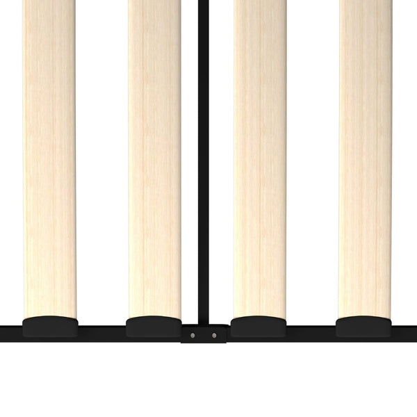 Päivävuoteenrunko musta metalli 90x200 cm