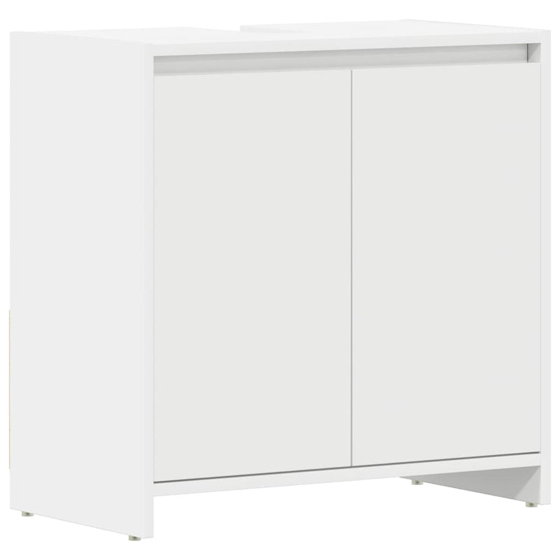Valkoinen kylpyhuonekaappi Ozsvath 60x33x61cm (puinen)