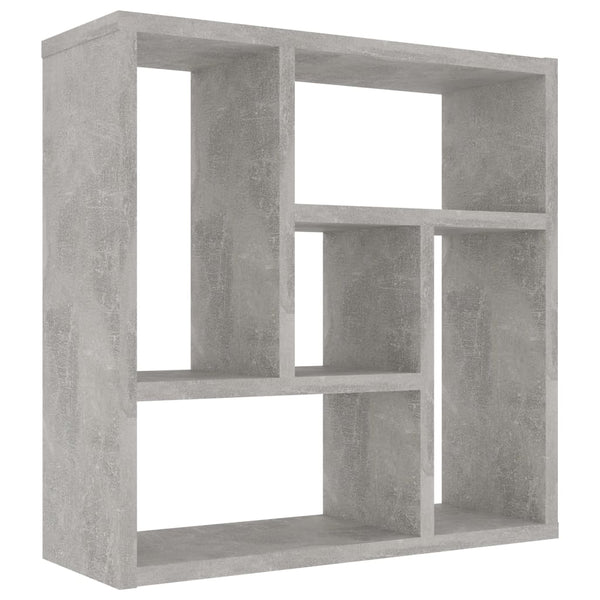 Seinähylly betoninharmaa 45,1x16x45,1 cm tekninen puu