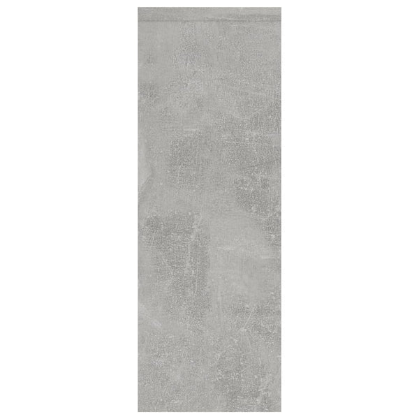 Seinähylly betoninharmaa 45,1x16x45,1 cm tekninen puu