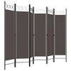 6-Paneelinen tilanjakaja 240x180 cm antrasiitti