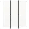 3-paneelinen tilanjakaja valkoinen 150x180 cm