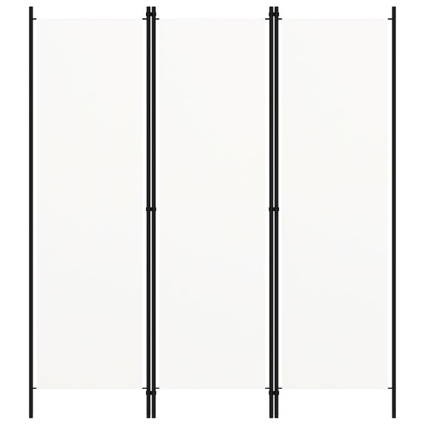 3-paneelinen tilanjakaja valkoinen 150x180 cm