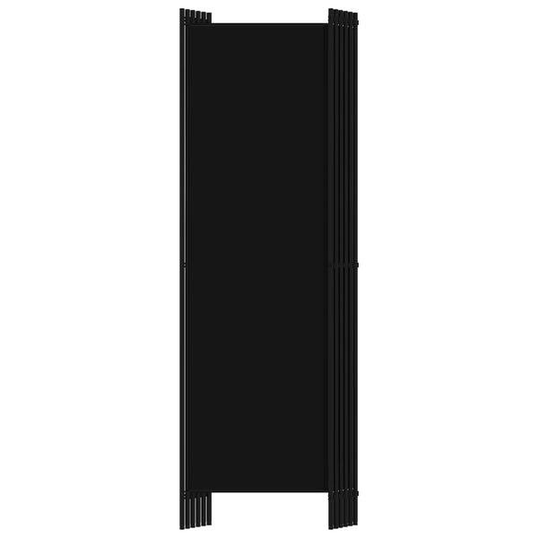 6-paneelinen tilanjakaja musta 300x180 cm