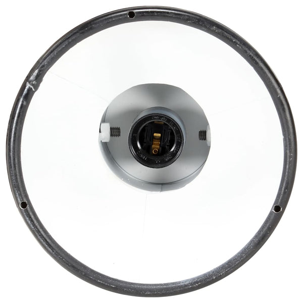 Musta teollistyylinen kattovalaisin Joseph (e27 mangopuu)