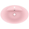 Ylellinen pesuallas ovaali matta pinkki 58,5x39 cm keraami