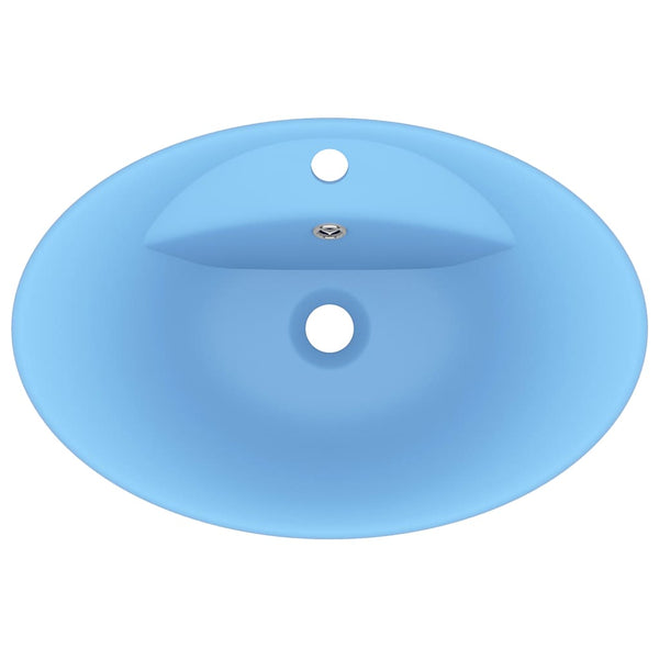 Ylellinen pesuallas ovaali matta vaaleansin. 58,5x39 cm keraami