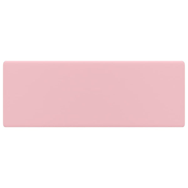 Ylellinen pesuallas ylivuotoaukolla pinkki 41x41 cm keraami