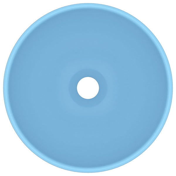 Ylellinen pesuallas pyöreä matta vaaleansin. 32,5x14 cm keraami