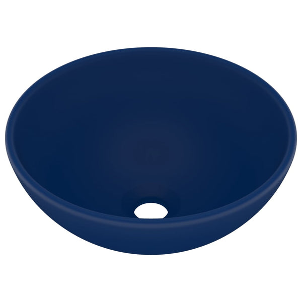 Ylellinen pesuallas pyöreä matta tummansin. 32,5x14 cm keraami