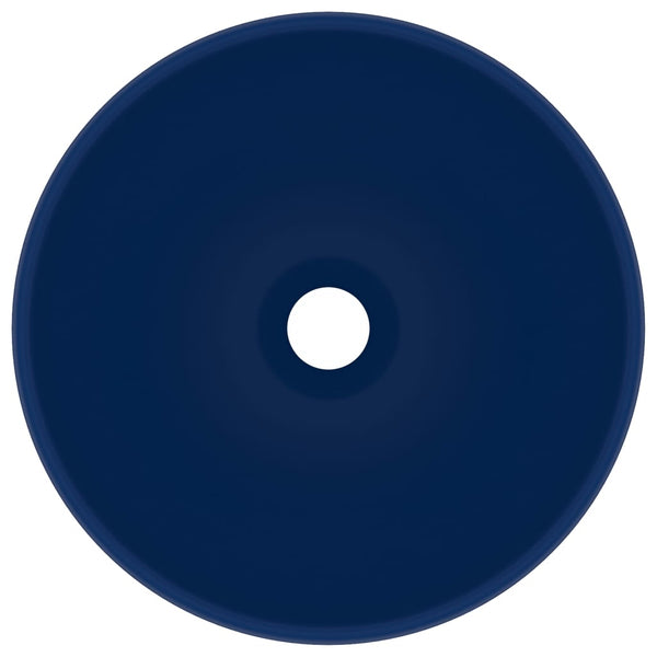 Ylellinen pesuallas pyöreä matta tummansin. 32,5x14 cm keraami