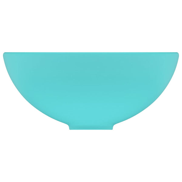 Ylellinen pesuallas pyöreä matta vaaleanvihr. 32,5x14cm keraami