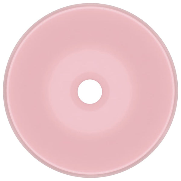 Matta pinkki ylellinen pesuallas Atlantis 40x15cm (keraami)