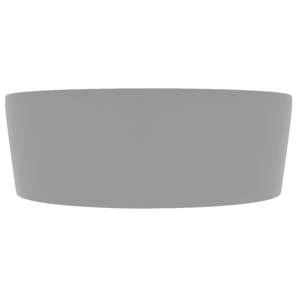 Ylellinen pesuallas ylivuodolla vaaleanharm 36x13 cm keraaminen