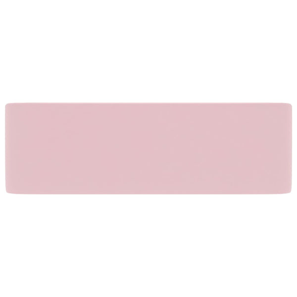 Ylellinen pesuallas matta pinkki 41x30x12 cm keraami