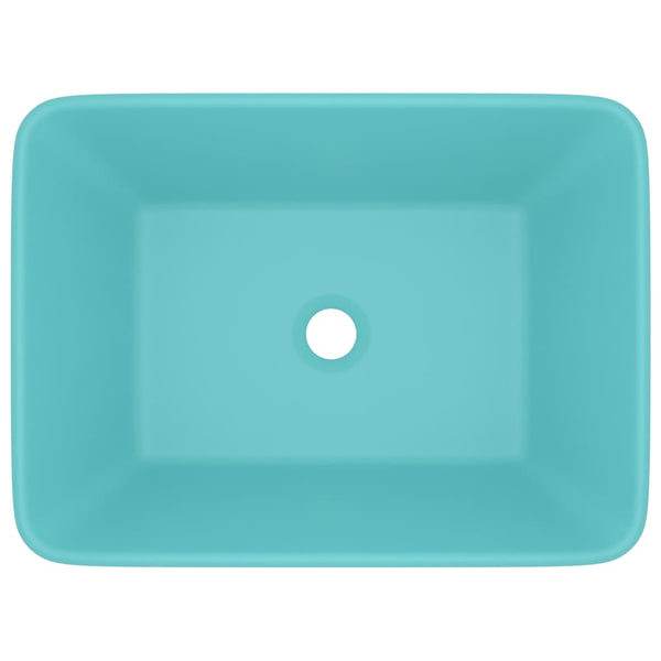 Ylellinen pesuallas matta vaaleanvihreä 41x30x12 cm keraaminen