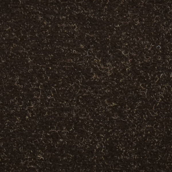 Itsekiinnittyvät porrasmatot 15 kpl tummanruskea 56x17x3 cm