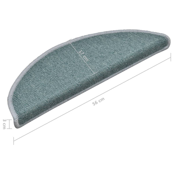 Porrasmatot 15 kpl sininen 56x17x3 cm